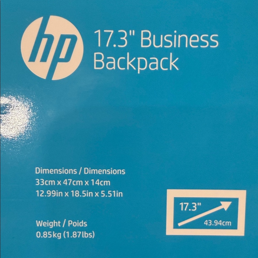 HP Black Backpack - Picture 2 of 3